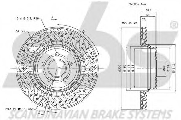 sbs 1815203379 Brake Disc